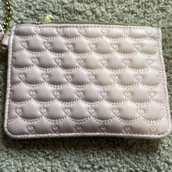 Betsy Johnson Pink Quilted Wristlet - Picture 2 of 6